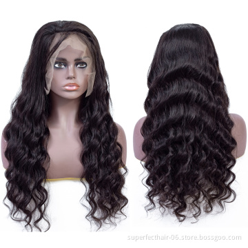 Natural color wigs human hair glueless upart human hair wig hair